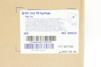 BD 309659 1ml TB Syringe Slip Tip – Case of 200